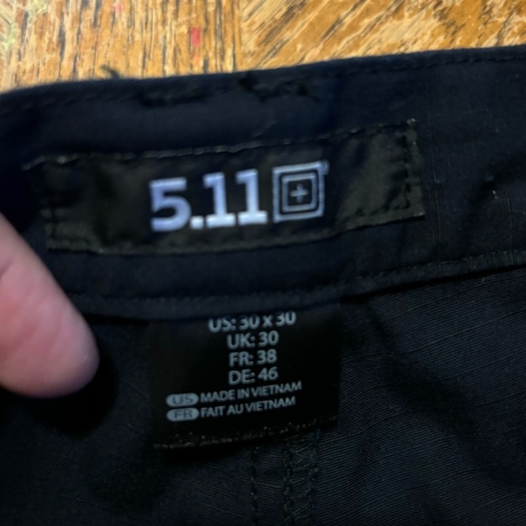 5.11 Tactical Pants Mens 30x30 Taclite Pro Ripstop 724 Dark Navy Blue Work Wear - Picture 4 of 7